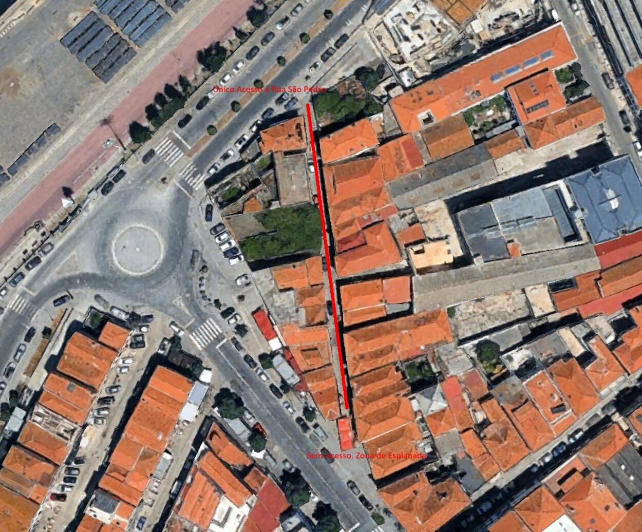 Aviso Rua S&atilde;o Pedro