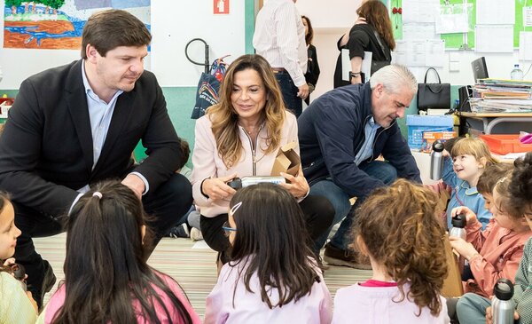 Hidratacao sustentavel na educacao pre-escolar