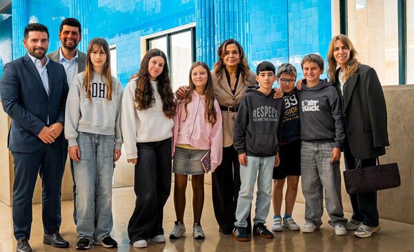 Alunos de Lavra recebidos nos Pacos do Concelho