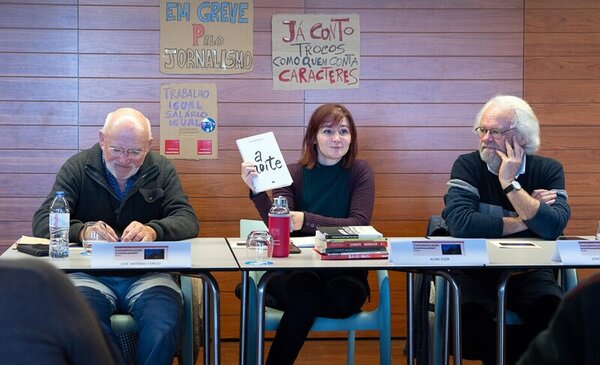 Debate sobre jornalismo no Teatro Constantino Nery