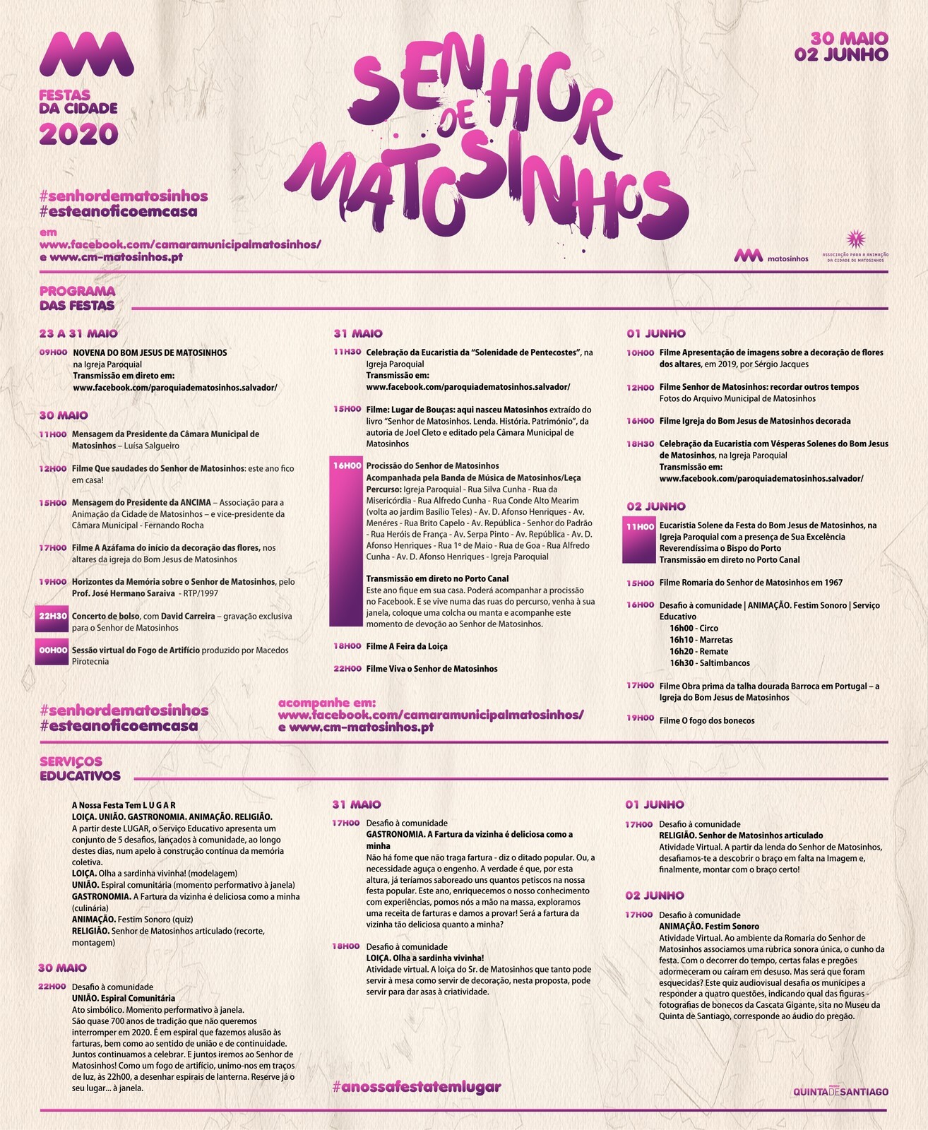 Programa Senhor de matosinhos