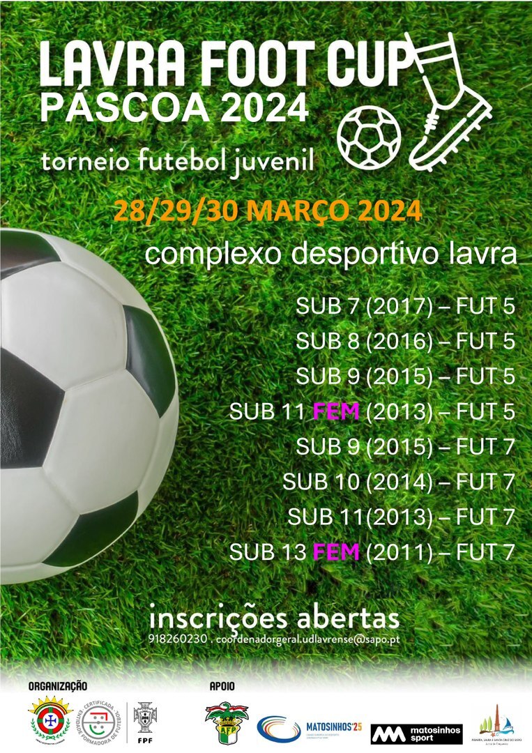 Lavra Foot Cup P&aacute;scoa 2024
