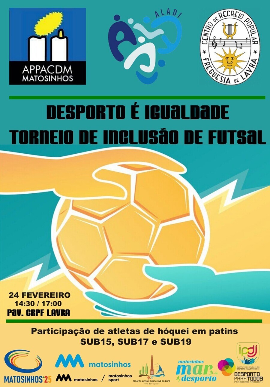 Torneio de Inclus&atilde;o de Futsal