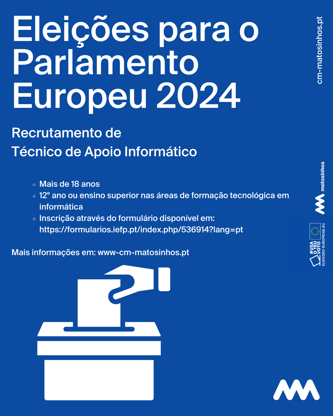 Elei&ccedil;&otilde;es para o Parlamento Europeu 2024V3