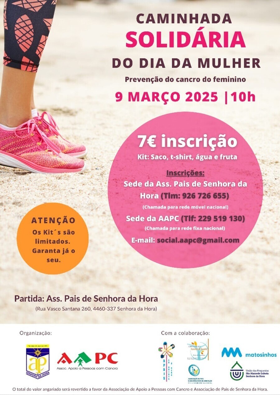  Caminhada Solid&aacute;ria do Dia da Mulher