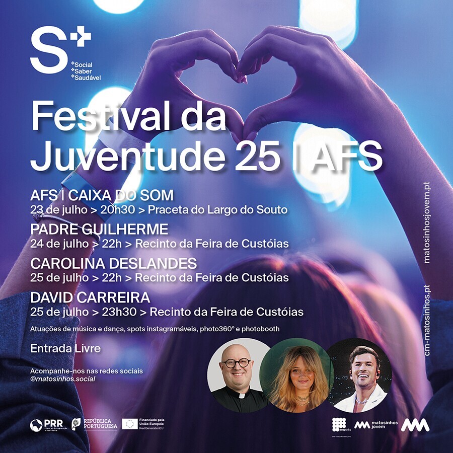 Festival da Juventude come&ccedil;a amanh&atilde; em Cust&oacute;ias