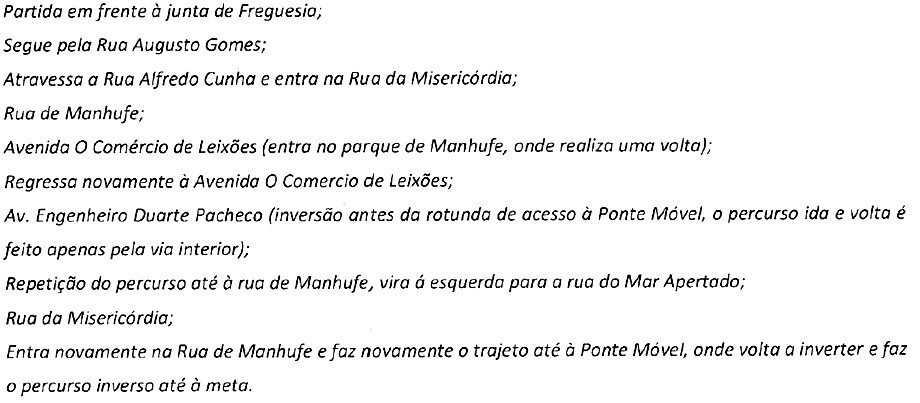 Aviso corrida 9nov