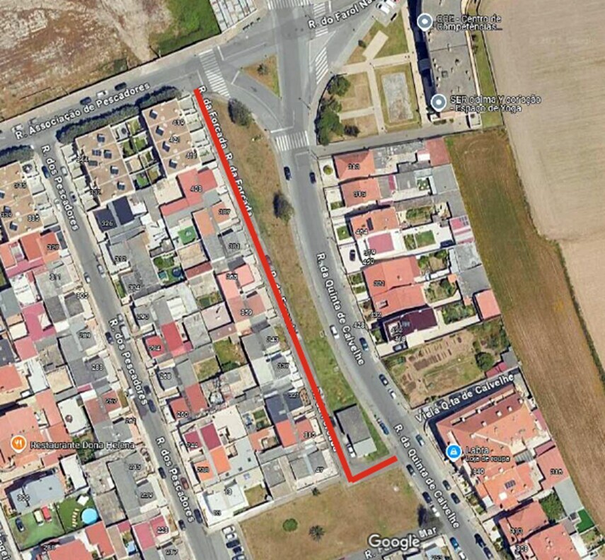 aviso Rua da Forcada