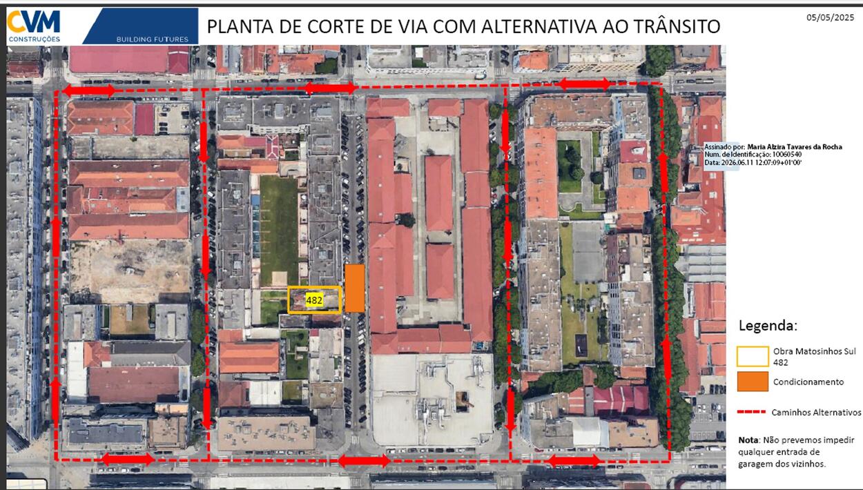 Aviso Rua D Jo&atilde;o I