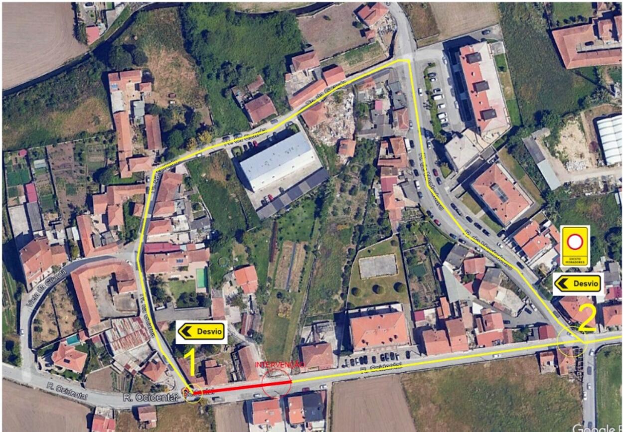 aviso Rua Ocidental