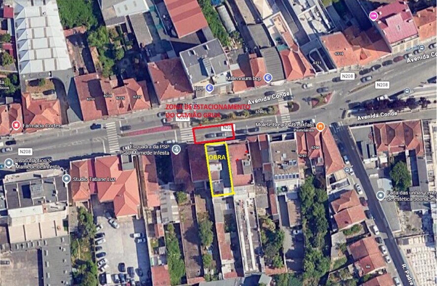 Aviso Avenida Conde 1