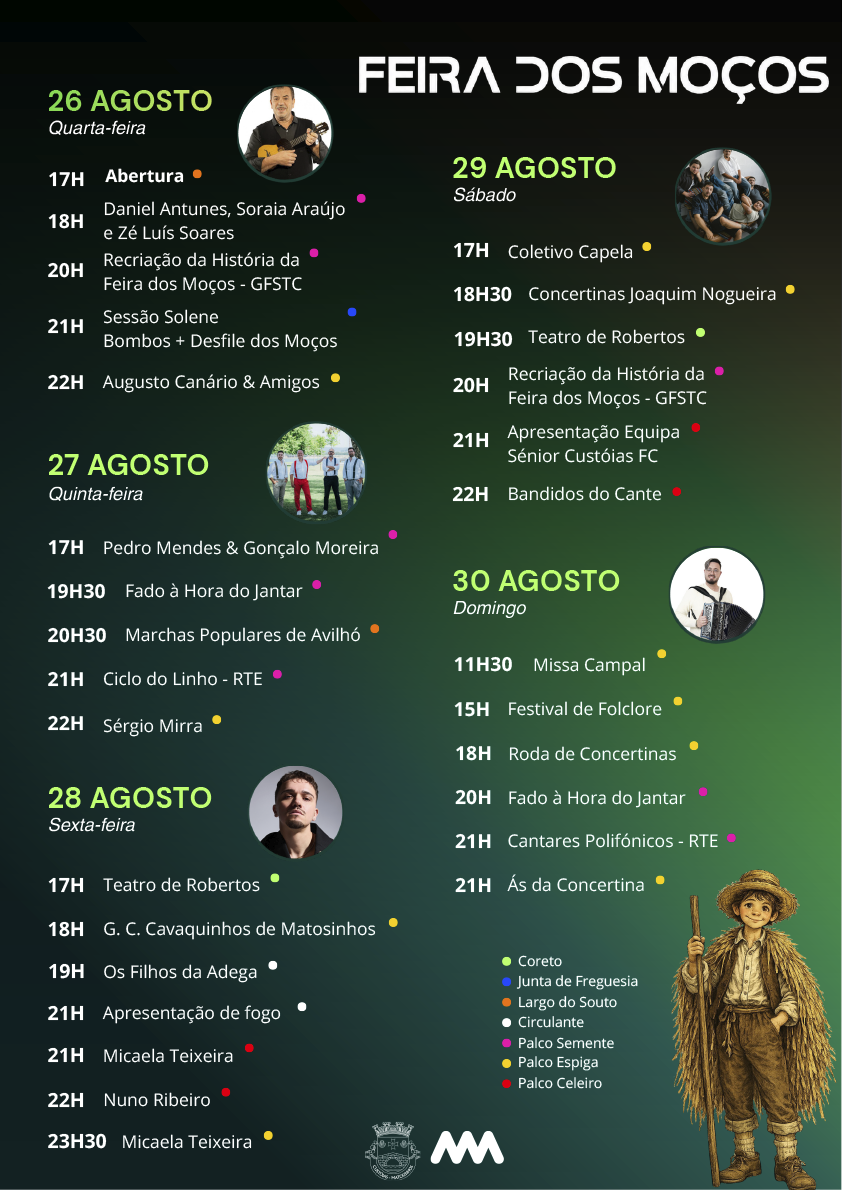 Cartaz Oficial - Feira dos Mo&ccedil;os 2026