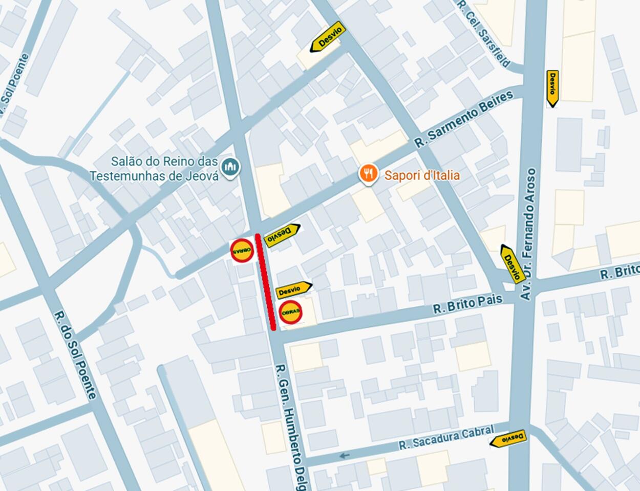 aviso rua gen humberto delgado