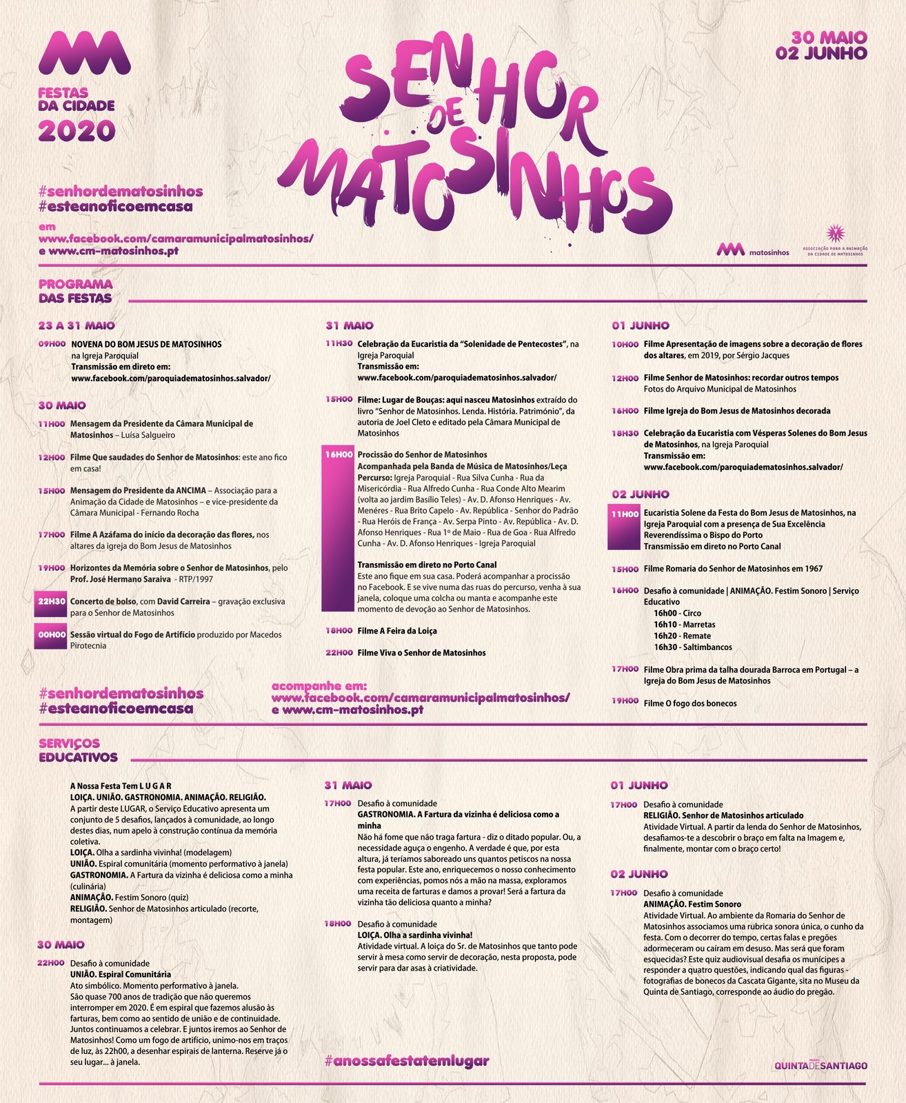 Programa Senhor de matosinhos