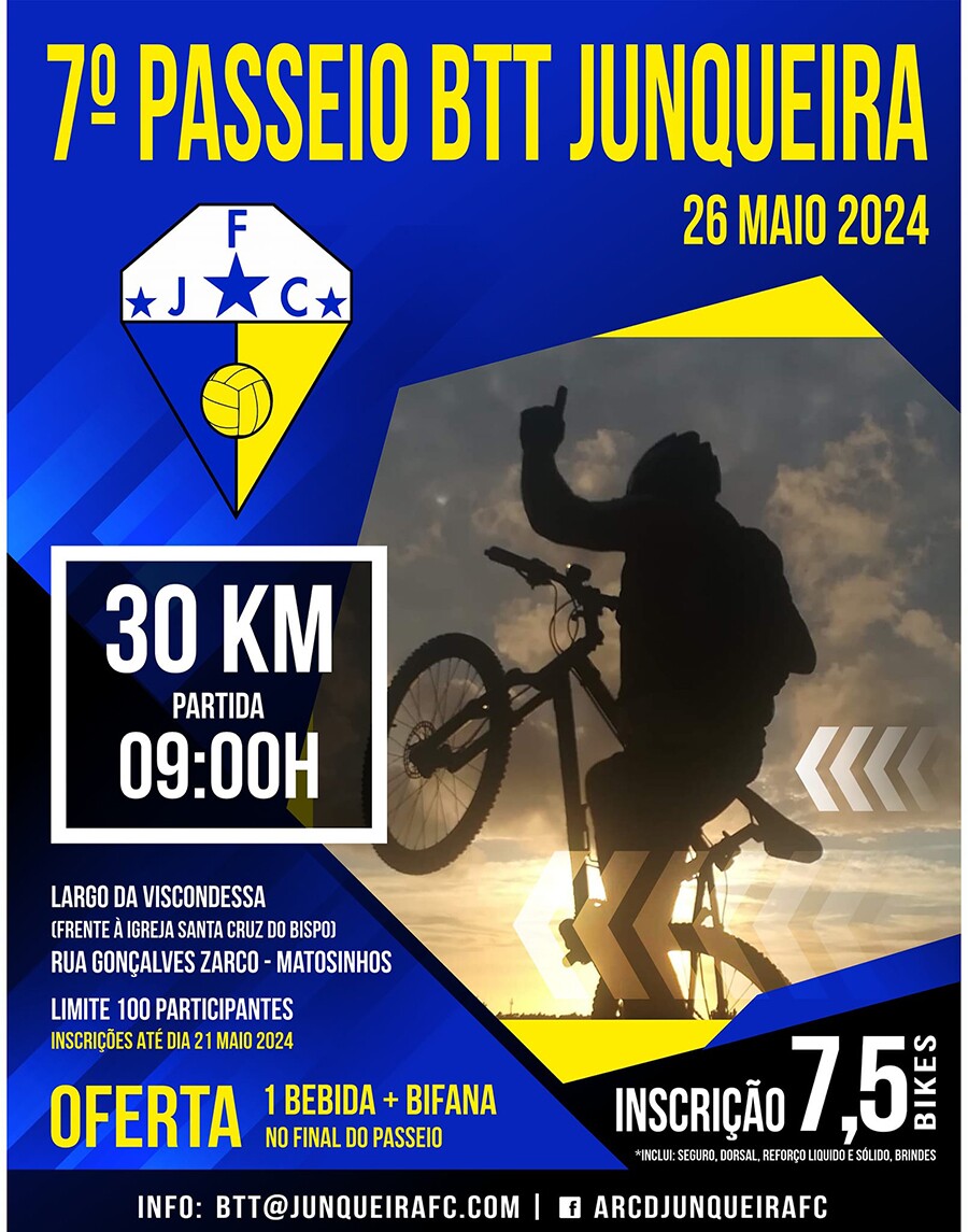 7.&ordm; Passeio BTT Junqueira