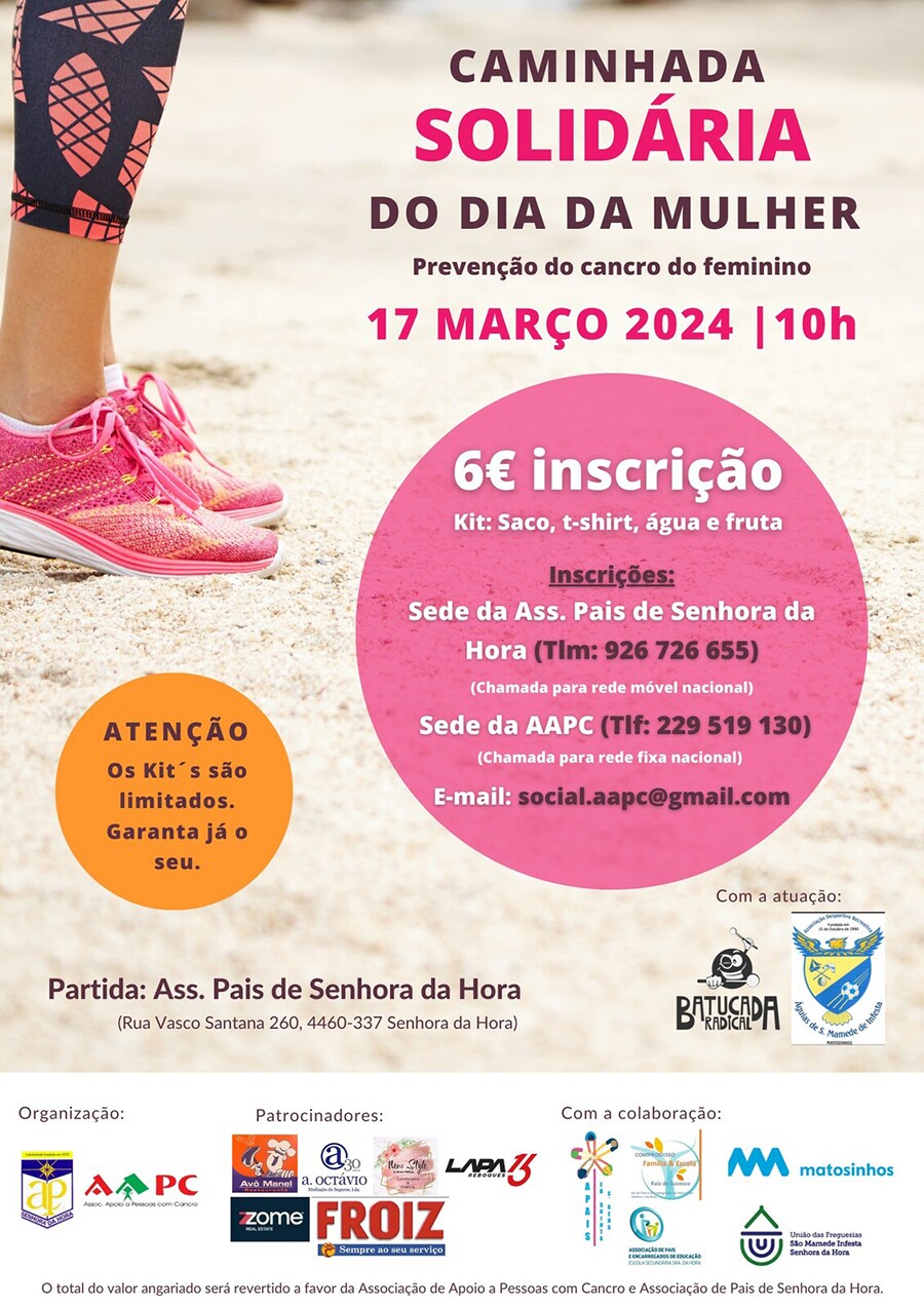 Caminhada Solid&aacute;ria do Dia da Mulher