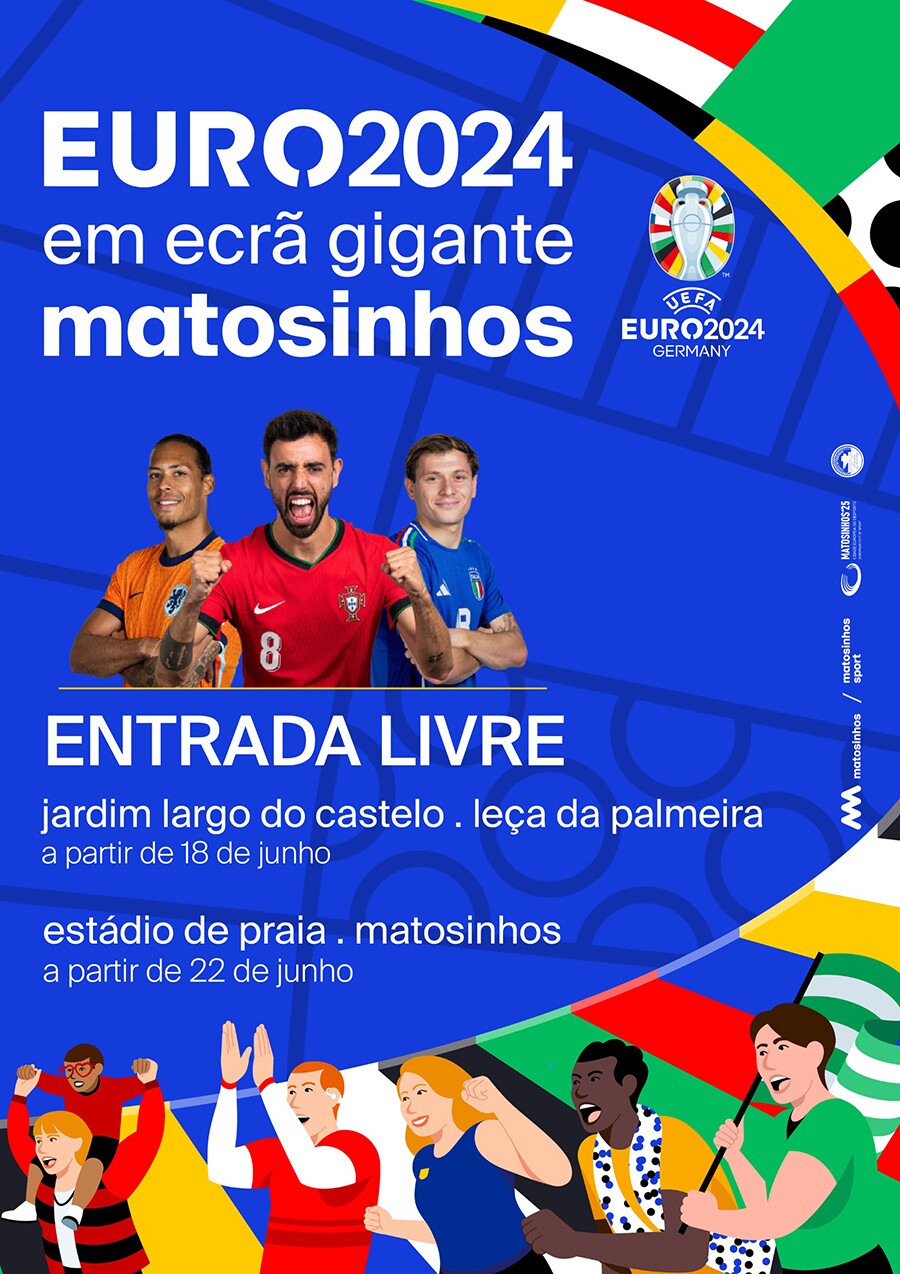 Euro2024 em ecr&atilde; gigante