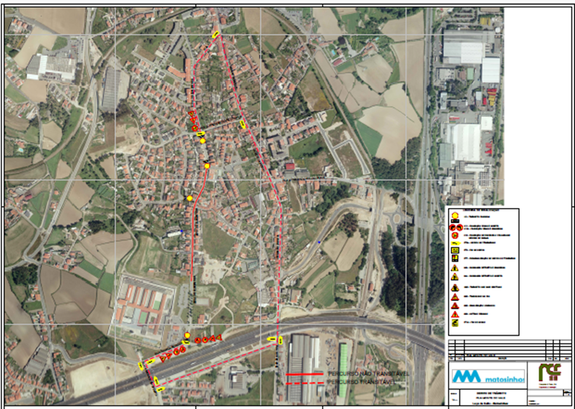 aviso rua monte do vale