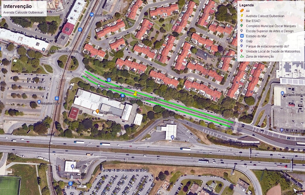 aviso Av Calouste Gulbenkian