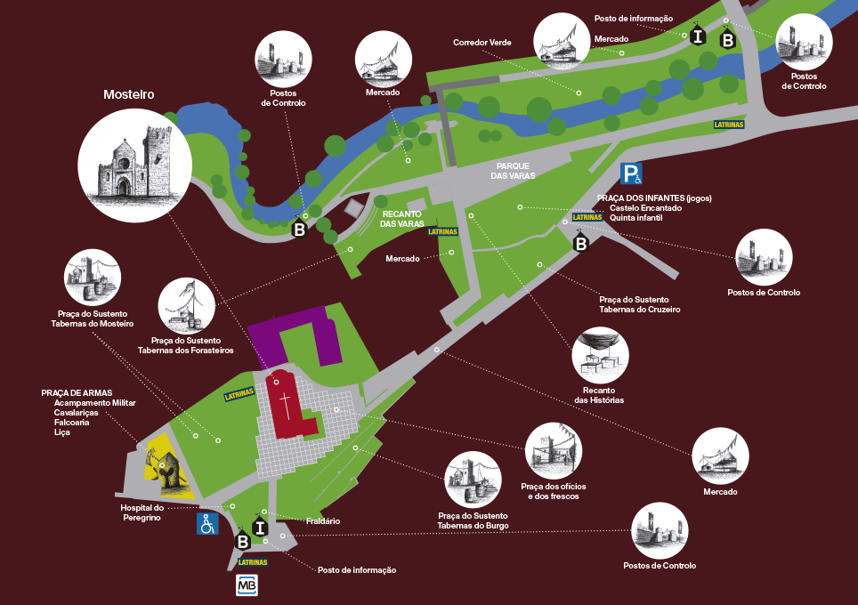 Mapa Hospital&aacute;rios