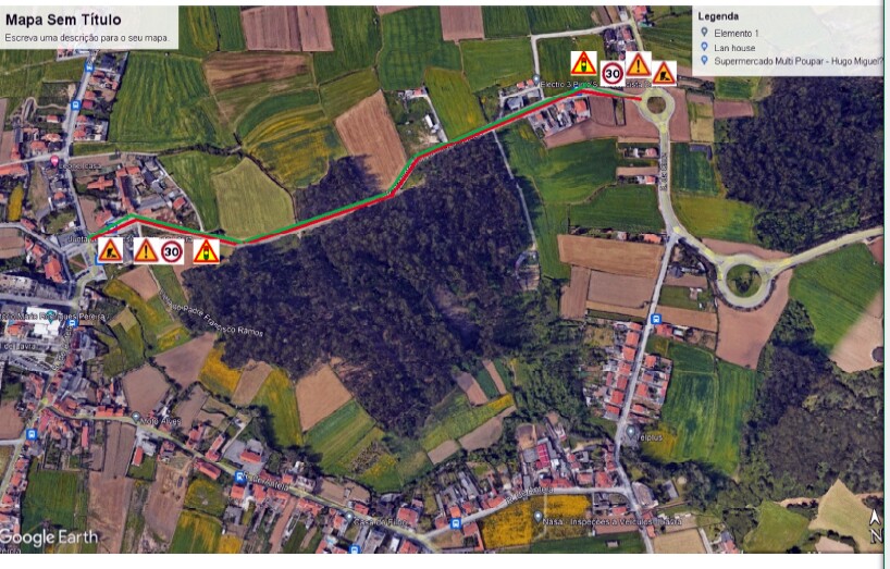 Aviso Rua Padre Ant&oacute;nio Francisco Ramos 2