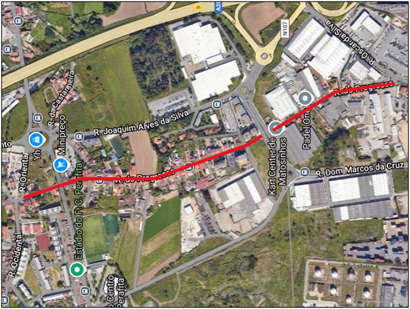 aviso rua do progresso