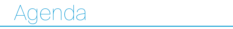 Agenda