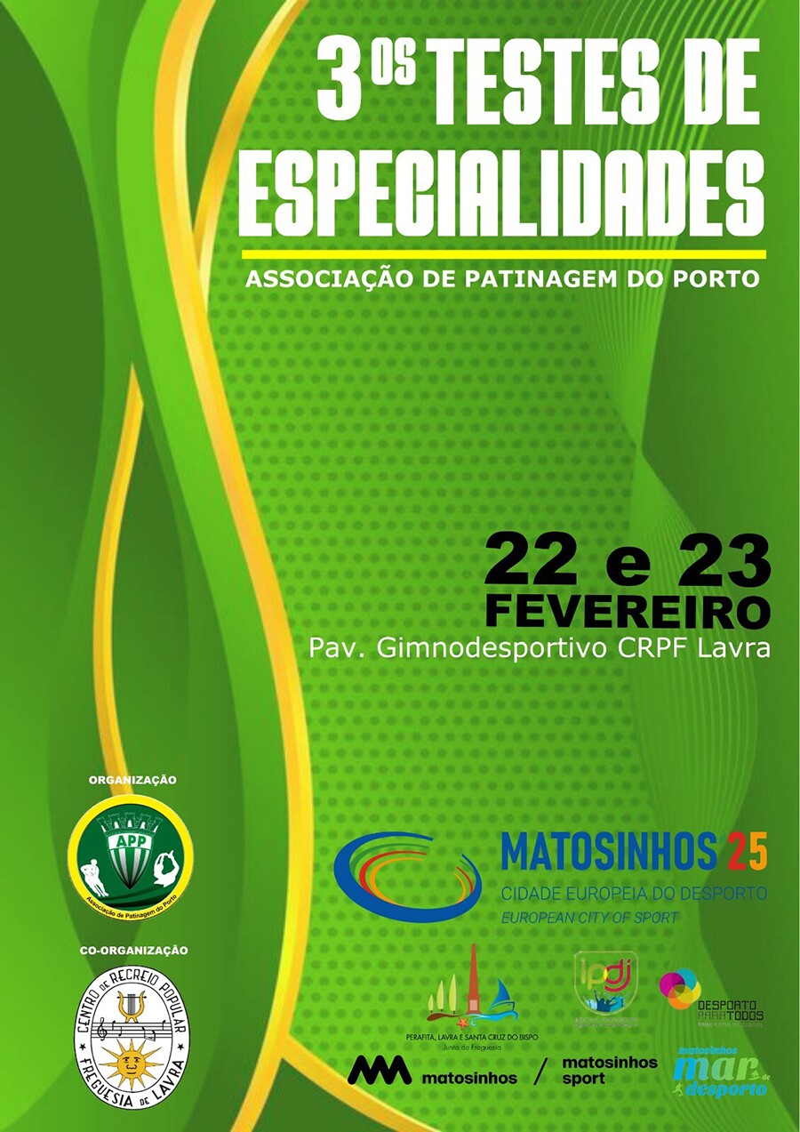 3.&ordm;s Testes de Especialidades