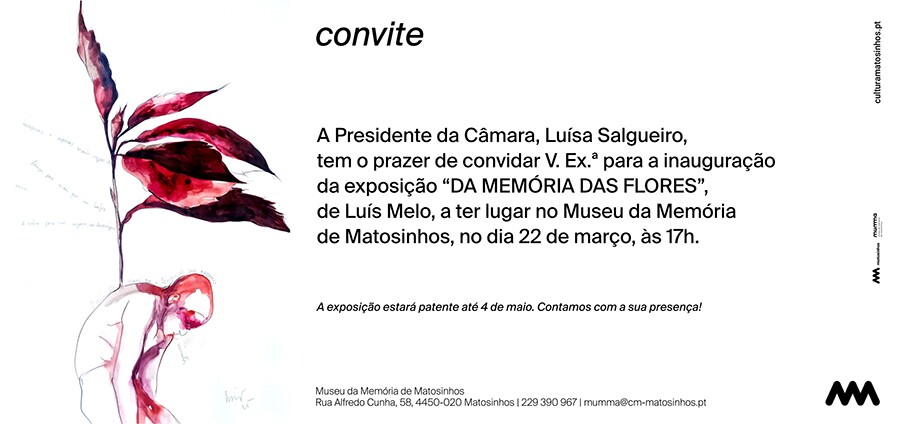 "Da Mem&oacute;ria das Flores"