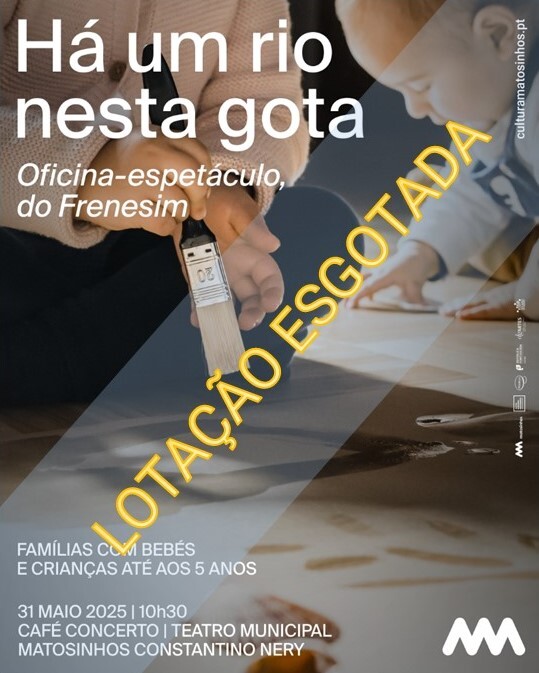 H&aacute; um rio nesta gota