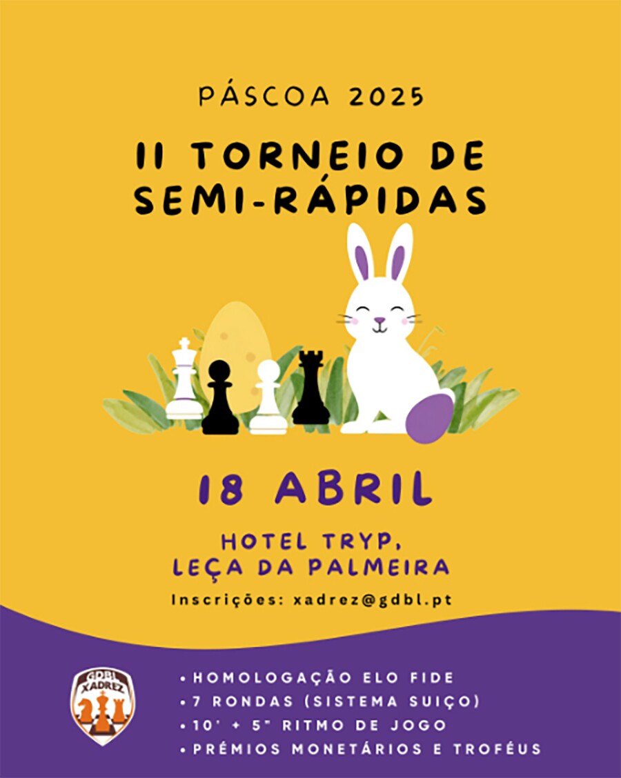 II Torneio de Semi-R&aacute;pidas
