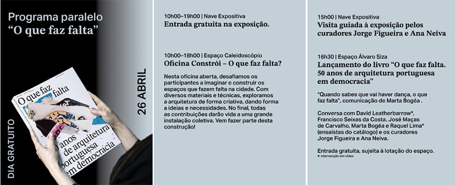 &ldquo;O que faz falta&rdquo;