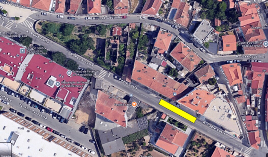 Aviso Rua padre costa