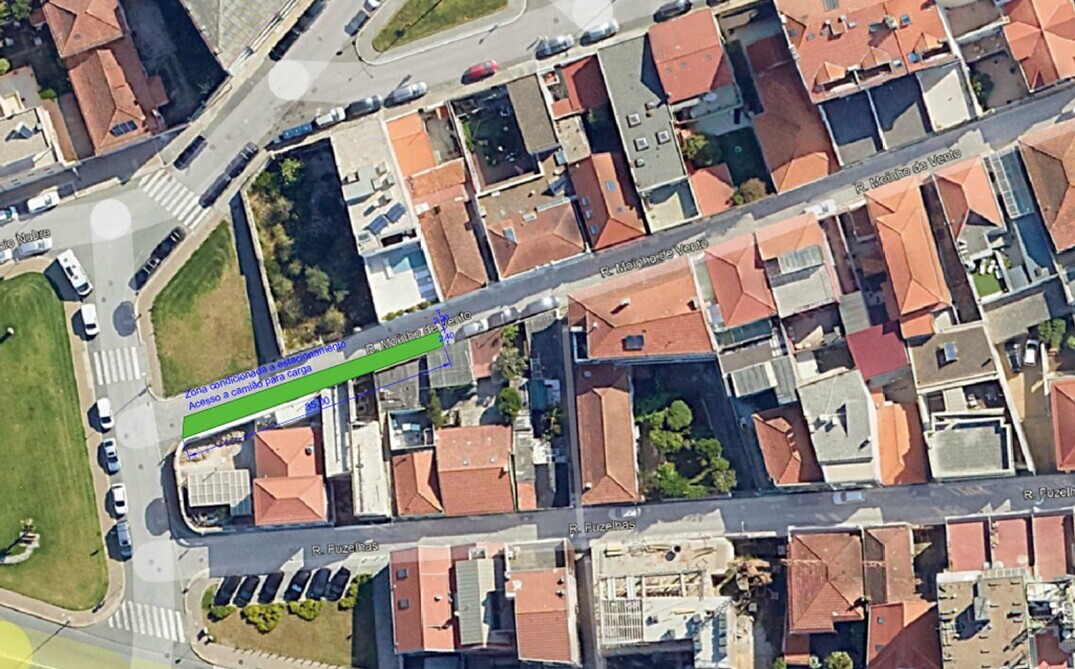 aviso Rua Moinho de Vento