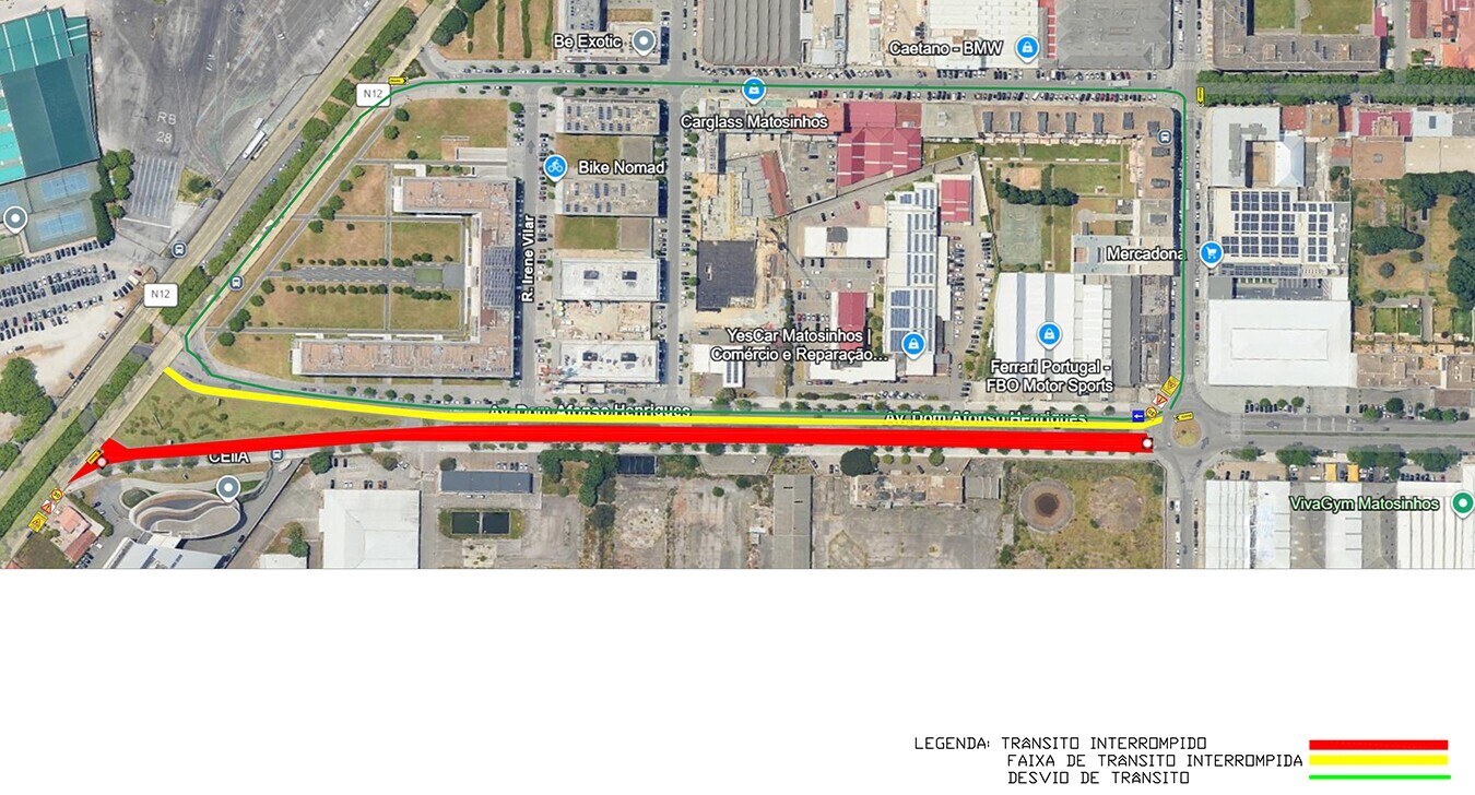 not Desvio av d afonso henriques